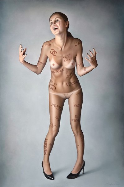 Гавайская художница Анна Халдин Мауле (Anna Halldin-Maule) рисует реалистичные женские портреты ... - 16