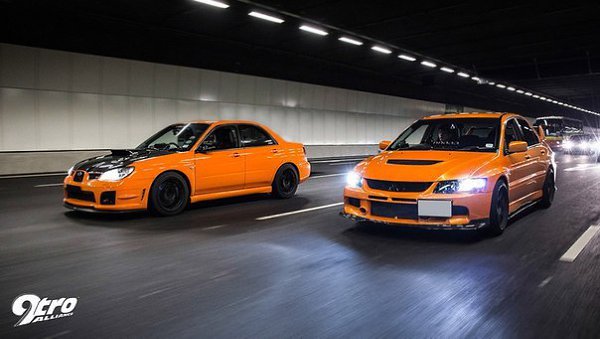 Mitsubishi Lancer Evolution IX & Subaru Impreza WRX STi. - 7