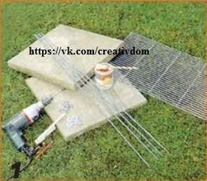 ГРИЛЬ ИЗ ТРОТУАРНОЙ ПЛИТКИ.У многих на участках дорожки выложены тротуарными бетонными плитками. Из ... - 2