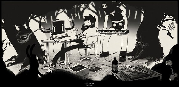 Иллюстрации от Matthieu Bessudo aka McBess.Музыка рисунка McBessMatthieu Bessudo aka McBess - это ... - 7