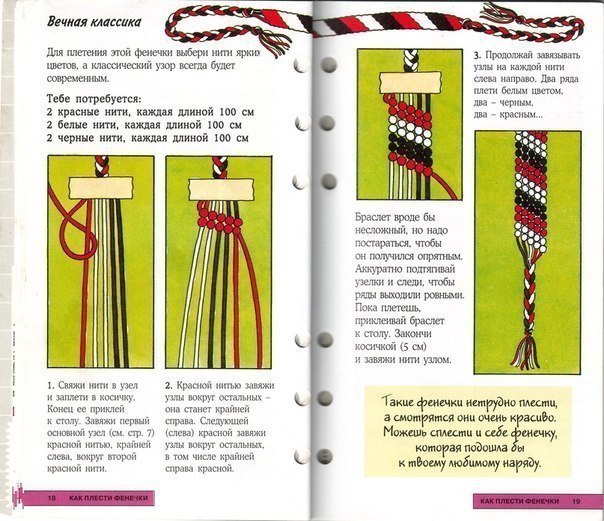 Как научиться плести браслеты из ниток: схемы для плетения фенечек своими руками