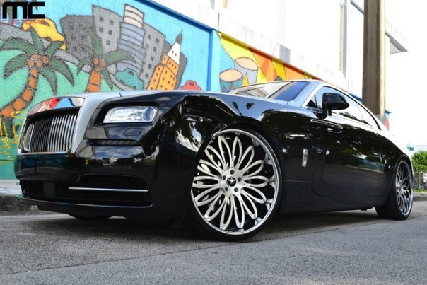 Rolls Royce Wraith On 24-Inch Lexani Forged Wheels. - 4