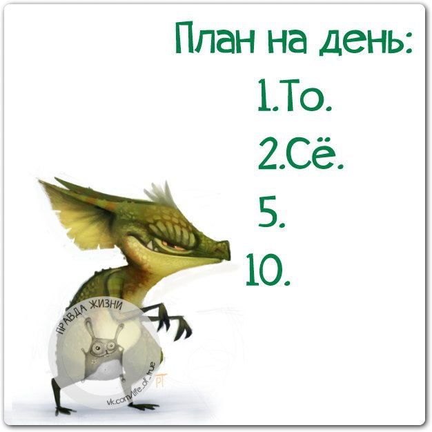 План на день то се 5 10