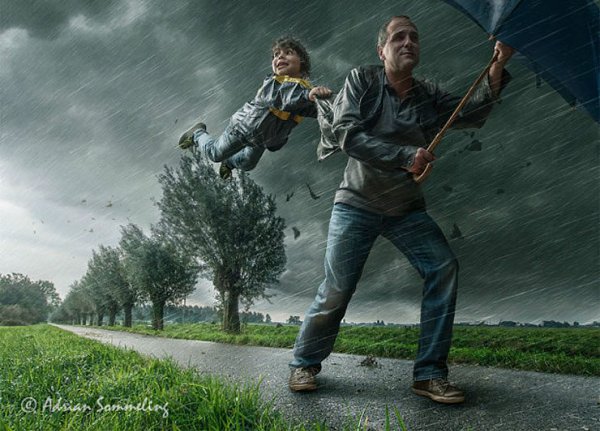 Популярный арт-фотограф из Голландии Андриан Соммелинг создает фантастические работы, ... - 7