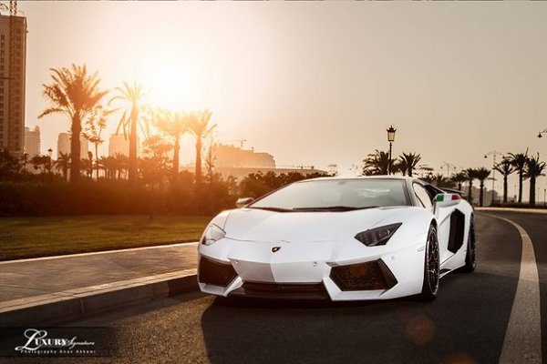 Lamborghini Aventador in Qatar. - 3