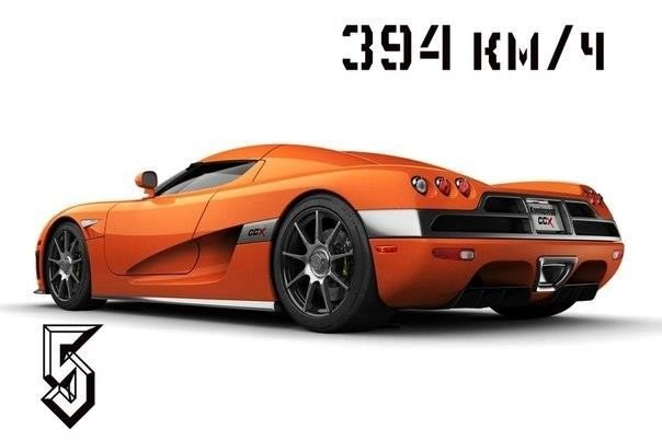  10   .1. Bugatti Veyron Super Sport (429 /)2. Koenigsegg Agera R (418 ... - 5