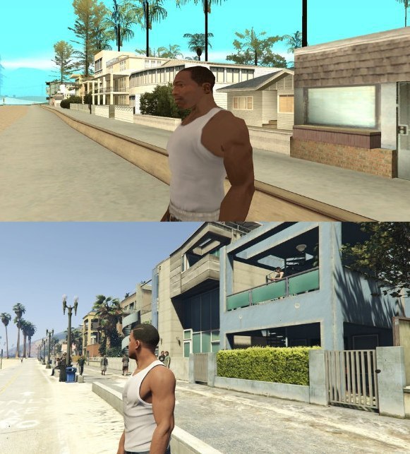   11 . GTA:SA  GTA V - 3