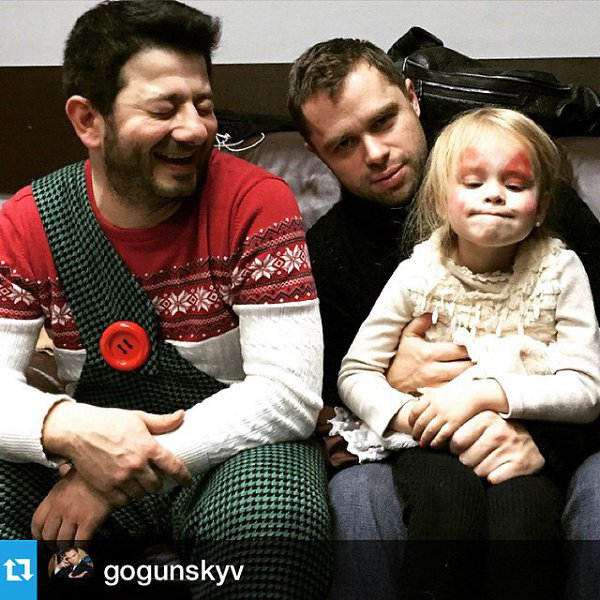 #Repost @gogunskyvВ прекрасном настроении после ледового шоу Ильи Авербуха