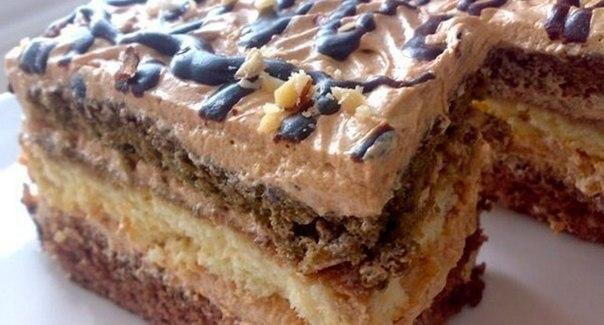 Торт "Мечта жизни" Ну, очень вкусный торт!!! Готовится легко и быстро!!! Ингредиенты: 100 ...