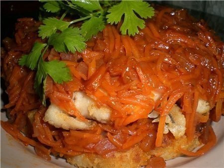 Рыба под маринадом.Ингредиенты:- 1 кг рыбы (филе) - сок 1/3 части лимона- соль - по вкусу- черный ...