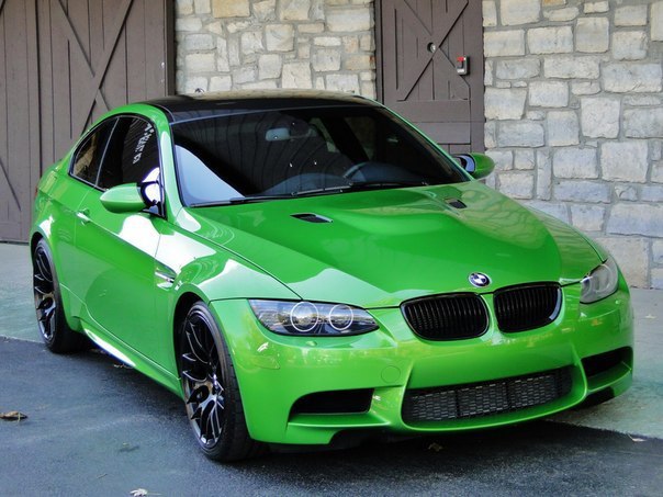 Crazy Java Green BMW M3 Coupe (E92).