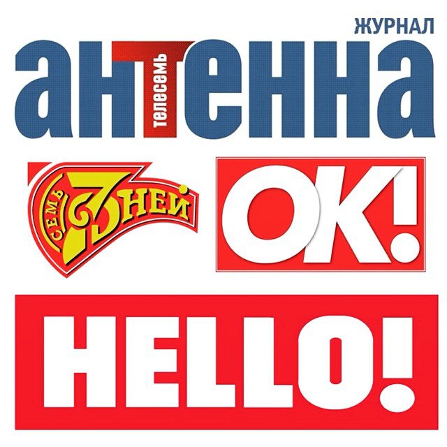   .@7days_ru, -, @hello__ru, @okmagazine_ru     ...