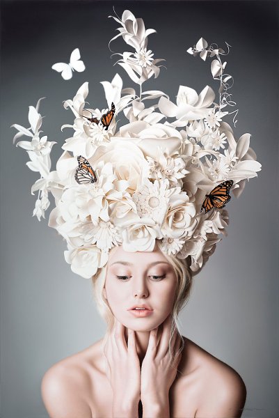 Гавайская художница Анна Халдин Мауле (Anna Halldin-Maule) рисует реалистичные женские портреты ... - 9
