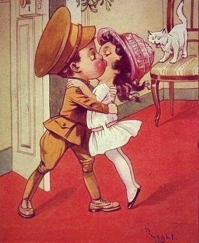В любом возрасте день должен начинаться с поцелуя и заканчиваться поцелуем. Родители, любимый ...
