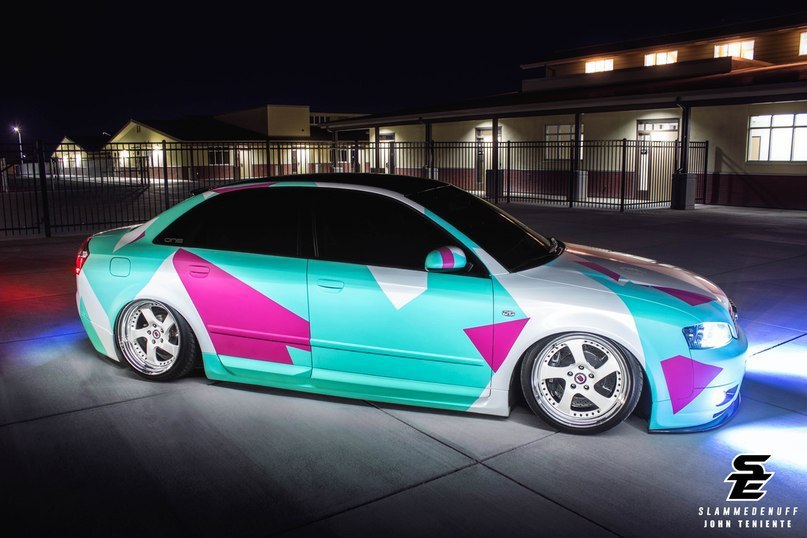 Bawss Dion's Bagged Audi | SlammedEnuff'