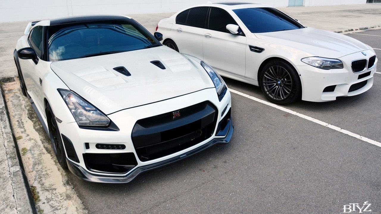 Nissan GT-R & BMW M5 F10