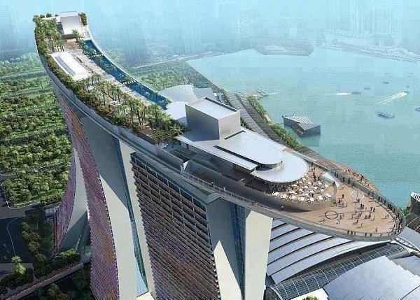 Sands SkyPark, комплекс Марина Бэй Сэндс, Сингапур