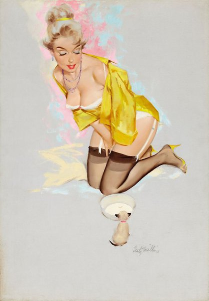 18 + Классика пин-апа — Fritz Willis.Летом 1946 года журнал Esquire выбрал Фрица Уиллиса (Fritz ... - 7