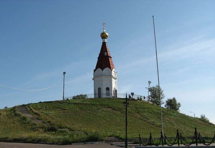 Часовня на караульной горе Красноярск