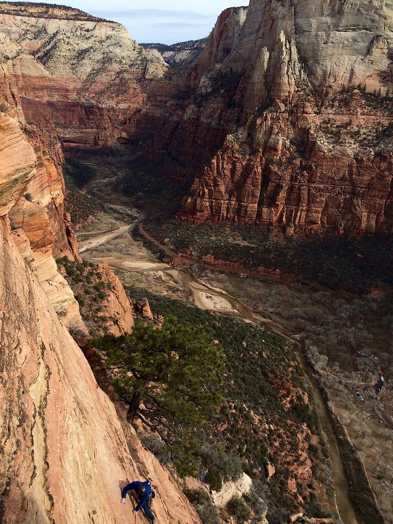 Iron messiah (5.10c) in Zion National Park (Utah, USA) - 4