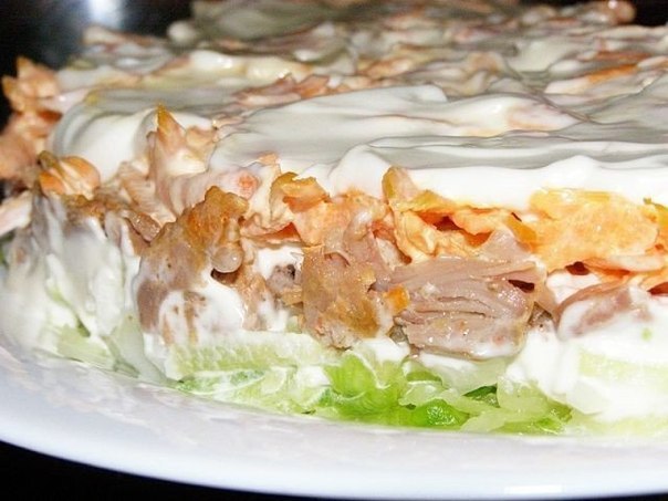 Новый салат «Мужской каприз