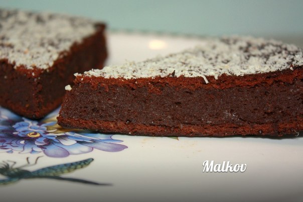 РЕЦЕПТ ШОКОЛАДНОГО ПИРОГА БЕЗ МУКИ И МАСЛА.рецепт, по крайней мере основа, Владислава Носик.Чтонам ...