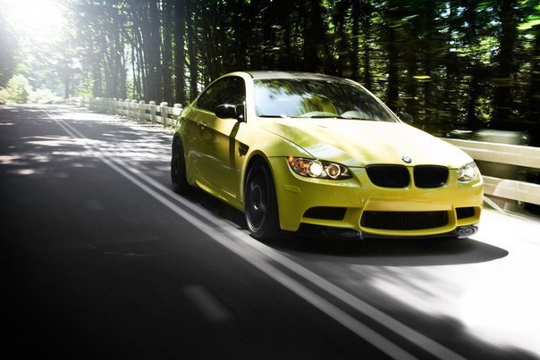 Bmw m3 yellow