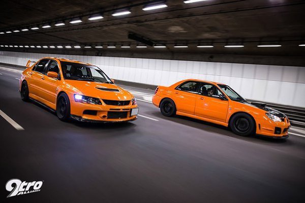 Mitsubishi Lancer Evolution IX & Subaru Impreza WRX STi. - 8