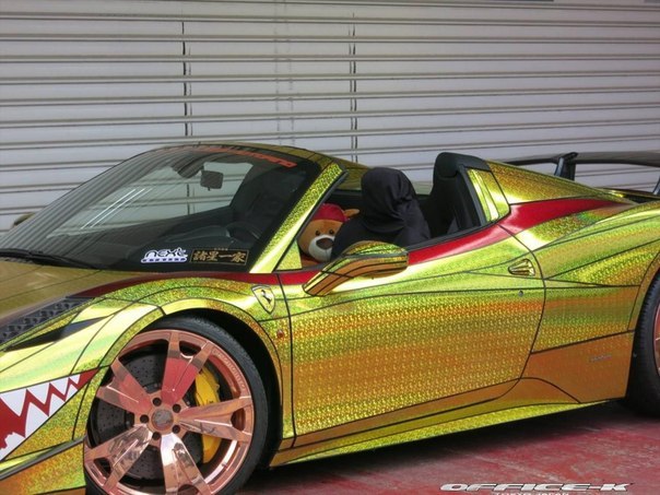 Ferrari 458 Spider Golden Shark by Office-K - 4