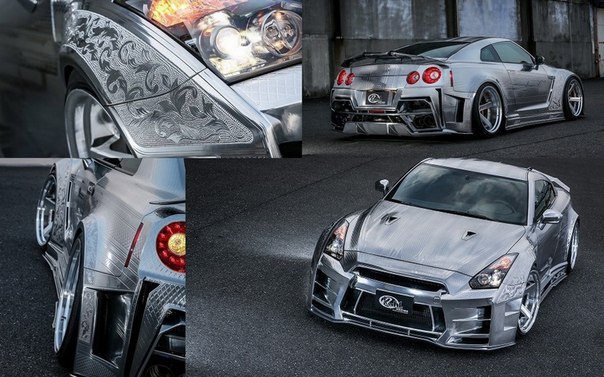 Nissan GT-R by Kuhl Racing.     : ARTIS 3D Ultimate Engraving Metal ... - 7