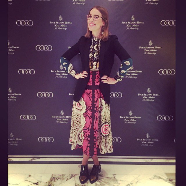 Thank you @audi for a nice event in my city in @maisonvalentino and @marni.official