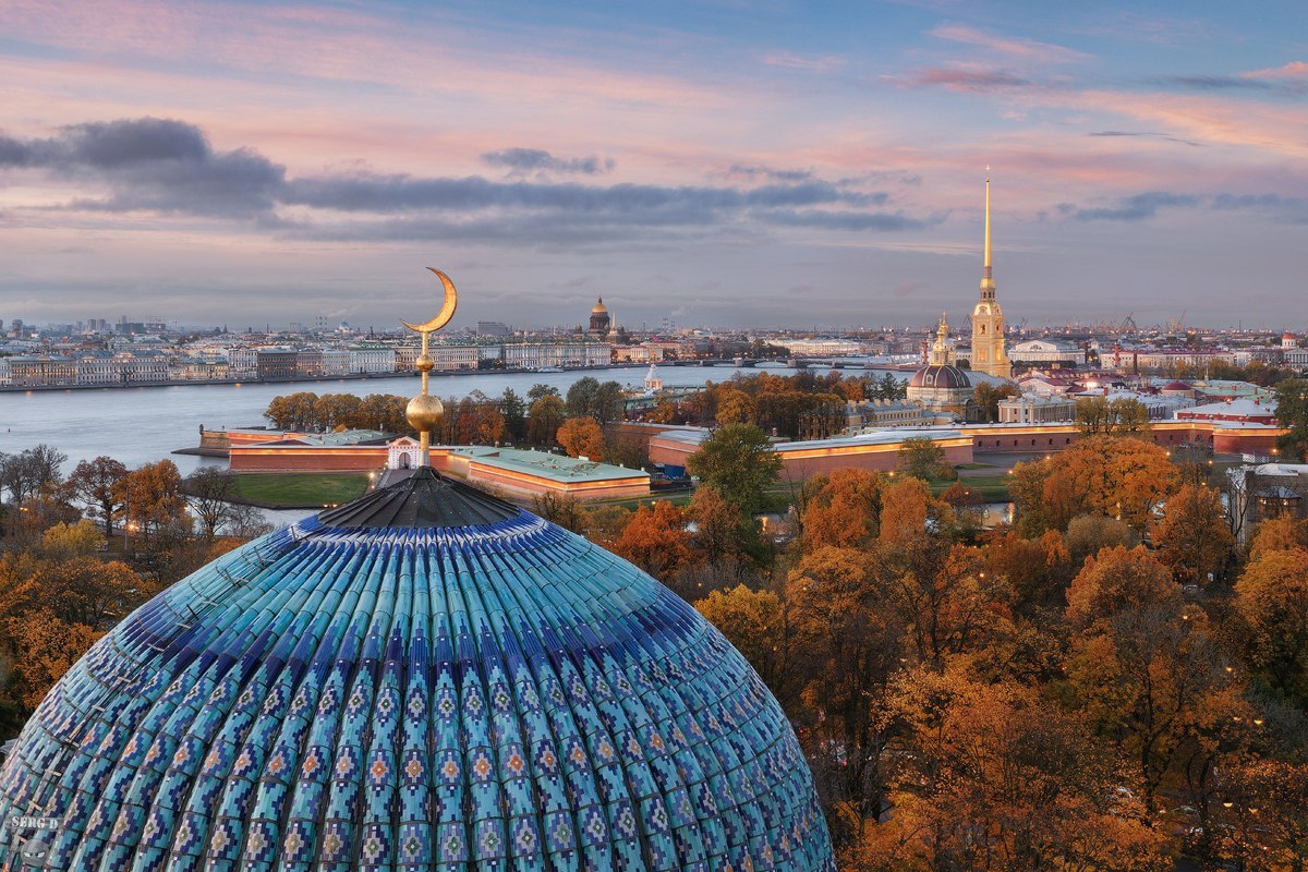 Соборная мечеть Санкт Петербурга купол