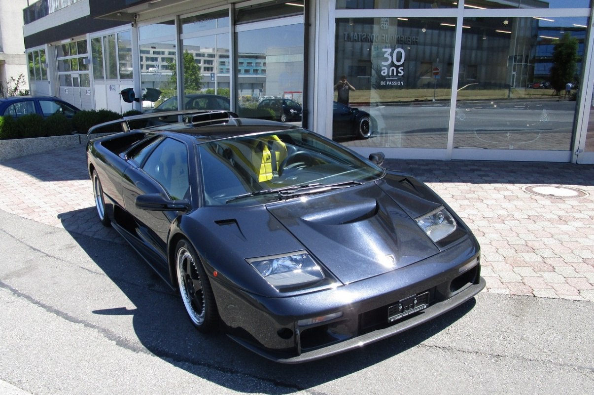 Lamborghini Diablo фары Слепые