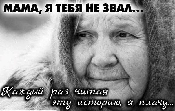Она стояла перед сыном на коленях, Просила, чтобы в дом ее пустил… А он был безразличен, сожалея, ...