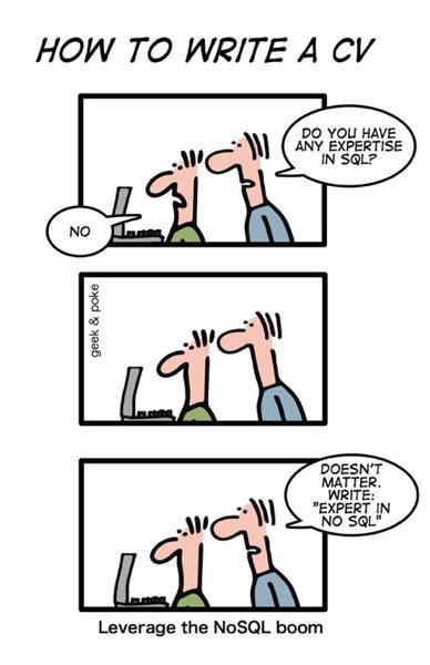 #dev, #nosql, #cv