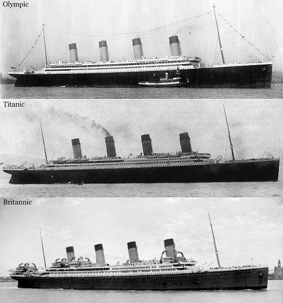 Как затонул британик. Титаник Британик Олимпик Лузитания Мавритания. Титаник Британик Олимпик на дне. Британик Титаник и Олимпик сравнение. Олимпик Титаник Британик отличия.