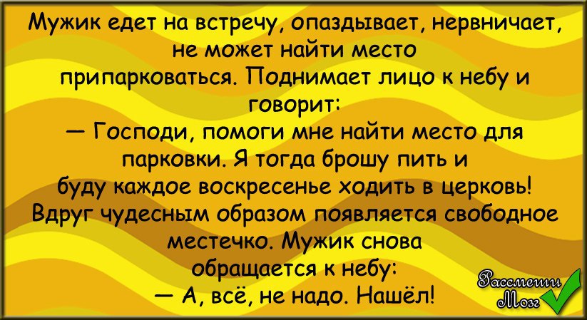 Ехала встречать. Анекдот про рабочее воскресенье.