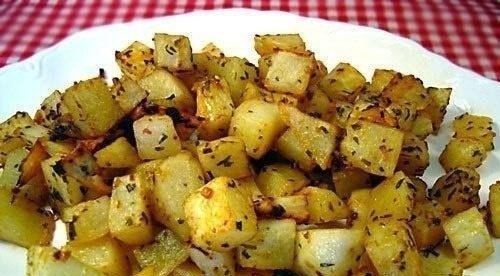 Картофель по-гречески.картошка – 0,5 кг.чеснок – 1 небольшой зубоксок лимона – 1/4 стаканасухой ...