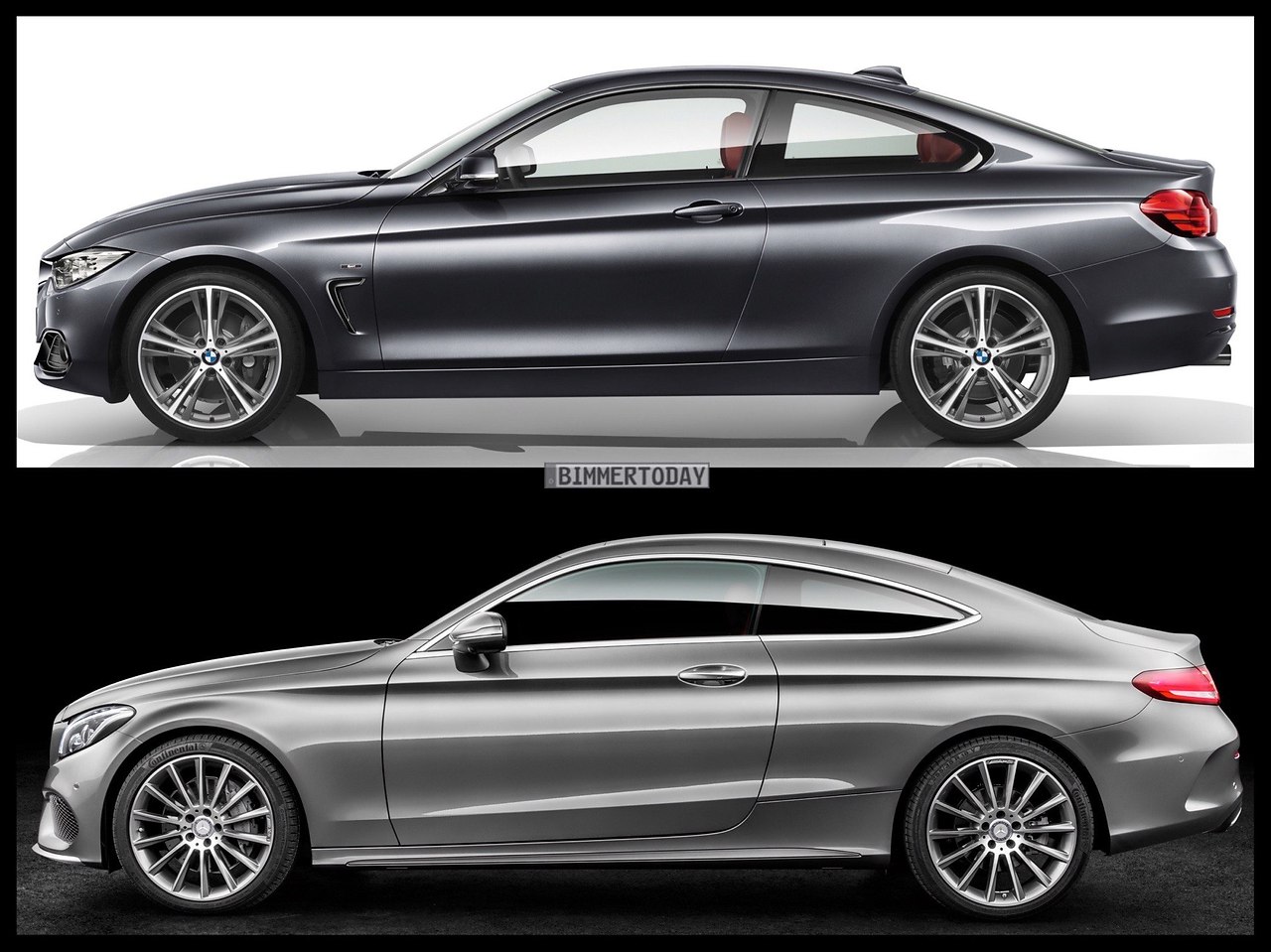 Mercedes C-Class Coupe 2015 vs BMW 4 - 5