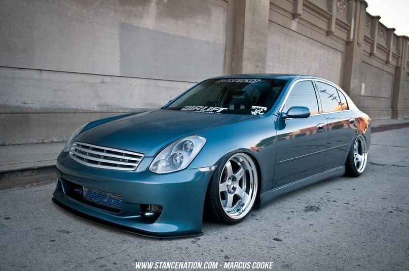 Infiniti g35 stance седан