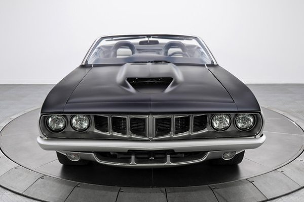 1971 Silver &amp; Black Plymouth Cuda Convertible Viper V10 - 2