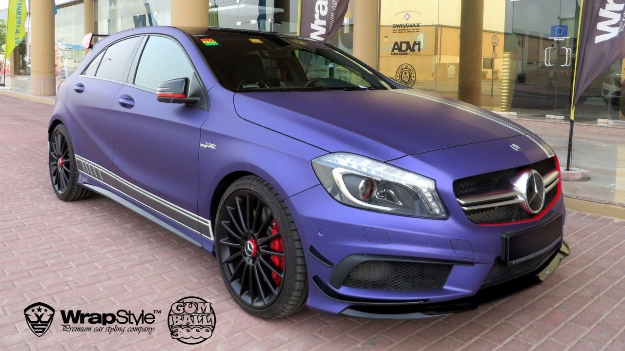 Mercedes A purple