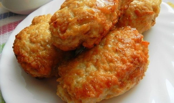 Куриные котлеты с овсяными хлопьями.Суперпышные КОТЛЕТКИ из куриного фарша с овсяными хлопьямиЗа что ...