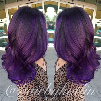 Purple hair - 2