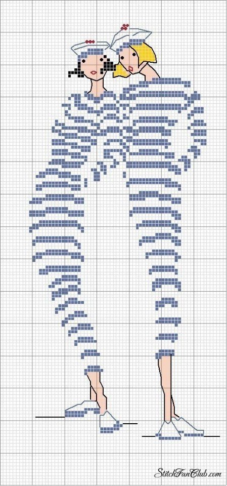 Вышивка крестом морская тематика схемы бесплатно