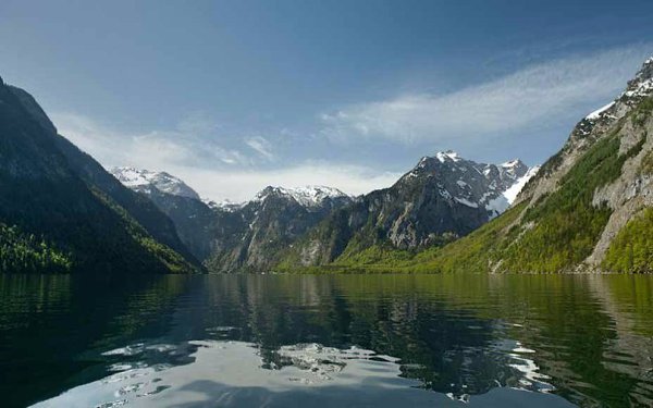 Живописное озеро Кёнигзее, Германия.Одним из самых живописных мест Южной Баварии является ... - 3