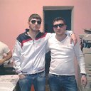 With my brother
