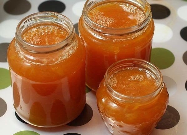 Апельсиновый джем.Ингредиенты:Апельсины - 5 шт.Лимоны - 2 шт.Сахар-песок - 500 г.Вода - 200 ...