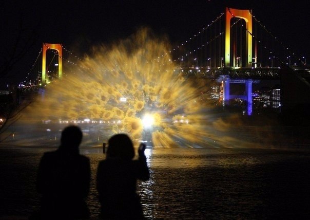   "Odaiba Water Illumination", .  ,     ... - 7