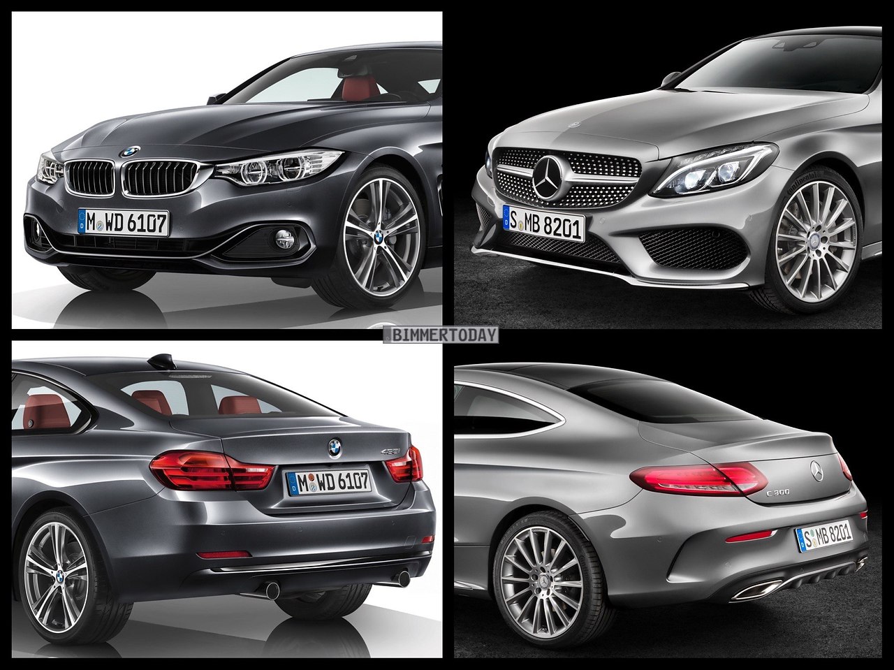 Mercedes C-Class Coupe 2015 vs BMW 4 - 2